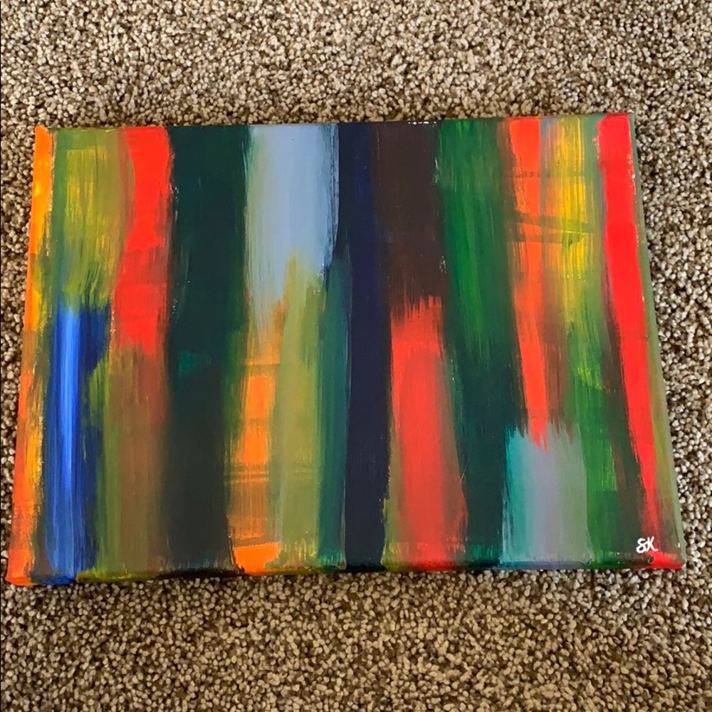 Painting: Blurred Lines ❣️💚